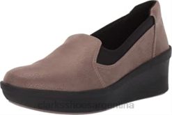Clarks unisexo paso rosa luna peltre sintético 6 clarks BPDZ20893