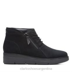 Clarks unisexo shaylup clarks gamuza negra BPDZ204133 ante negro