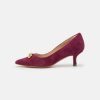Clarks unisexo tacones clasicos clarks merlot violeta BPDZ206961 merlot
