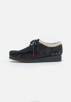 Clarks unisexo wallabee casual cordones clarks denim azul BPDZ207119 azul denim