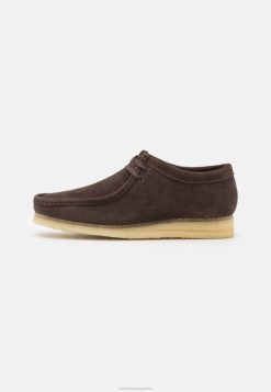 Clarks unisexo wallabee casual cordones clarks marrón oscuro BPDZ207133 marron oscuro