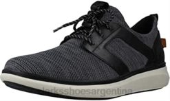 Clarks unisexo zapatos un Globe de piel con cordones taupe combi clarks BPDZ20943